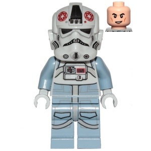 LEGO Minifigure AT-AT Driver (frown) - Người lái AT-AT (cau mày) - sw1105