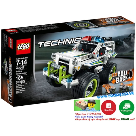 42047 LEGO Technic Police Interceptor - Xe Cảnh sát