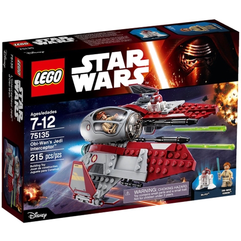 75135 LEGO Obi-Wan's Jedi Interceptor - Phi thuyền chiến đấu của  Obi-Wan