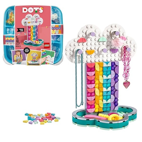 41905 LEGO DOTs Rainbow Jewelry Stand - Giá treo trang sức cầu vồng.