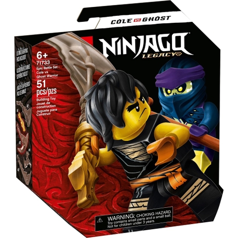 71733 LEGO Ninjago Epic Battle Set - Cole vs. Ghost Warrior -  Sự đối đầu giữa Cole vs. Ghost
