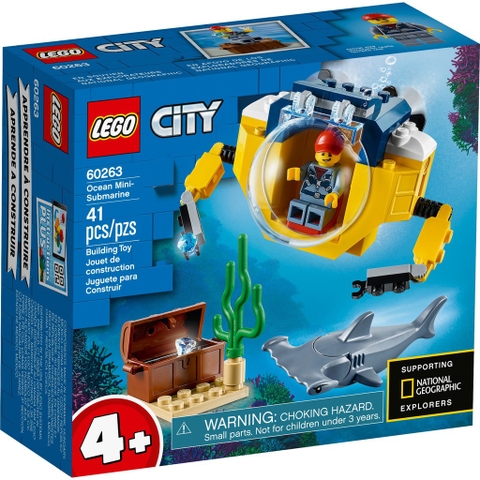 60263 LEGO City Ocean Mini-Submarine - Tàu ngầm mini