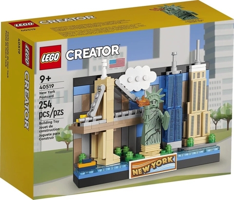 40654, 40519, 40568, 40569 LEGO Creator Paris, London, New york, Beijing Postcards - Bưu thiếp địa danh nước Anh, Pháp