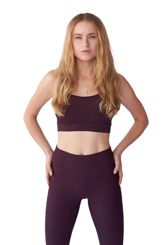 SPORTS BRA - CASSIS