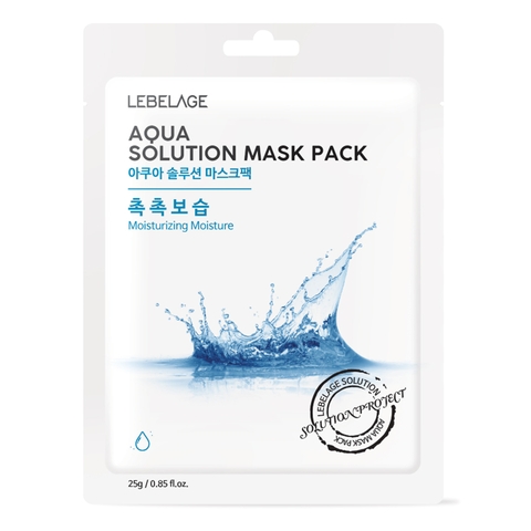 MẶT NẠ LEBELAGE AQUA SOLUTION MASK PACK ( mặt nạ cấp nước)