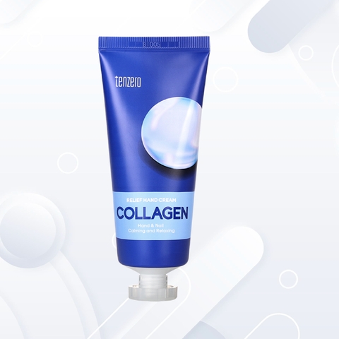 Kem Dưỡng Tay Sáng Da, Săn Chắc Da Chiết Xuất Collagen TENZERO RELIEF HAND CREAM COLLAGEN 100ml