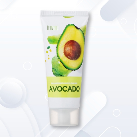 Sữa rửa mặt trái bơ TENZERO BALANCING FOAM CLEANSER AVOCADO 100ML