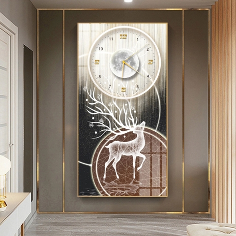 Tranh Đồng Hồ Tráng Gương Hiện Đại SGP 101712