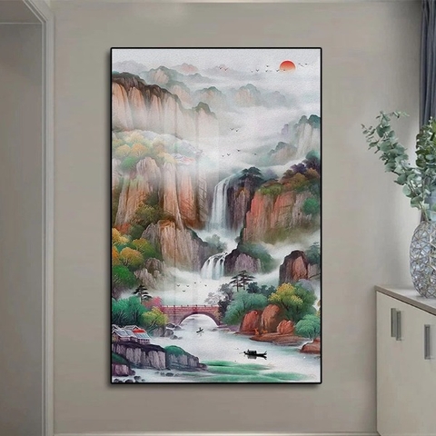 Tranh Khổ Dọc - Tranh Sơn Thủy SGP 2932221