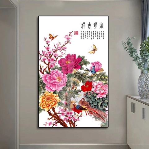 Tranh Khổ Dọc - Tranh Hoa Hồng SGP 2932234