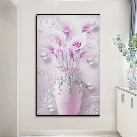 Tranh Khổ Dọc - Tranh Hoa Tulip SGP 142236