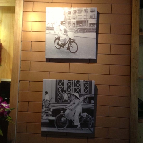 Tranh Saigon Xưa Tại Cafe Cống Quỳnh Q1