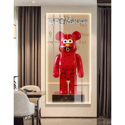 Tranh Đồng Hồ Tráng Gương Bearbrick SGP 1782222
