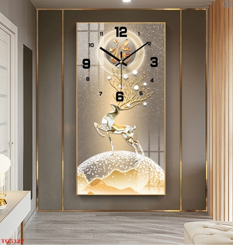 Tranh Đồng Hồ Tráng Gương Hiện Đại SGP 1122277