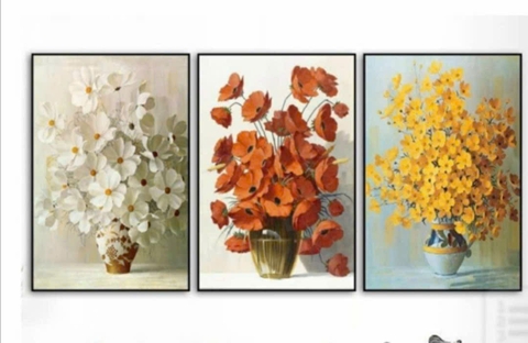 Tranh tráng gương flower 103025