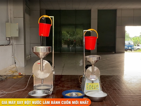 Giá máy xay bột nước làm bánh cuốn - địa chỉ bán máy chính hãng