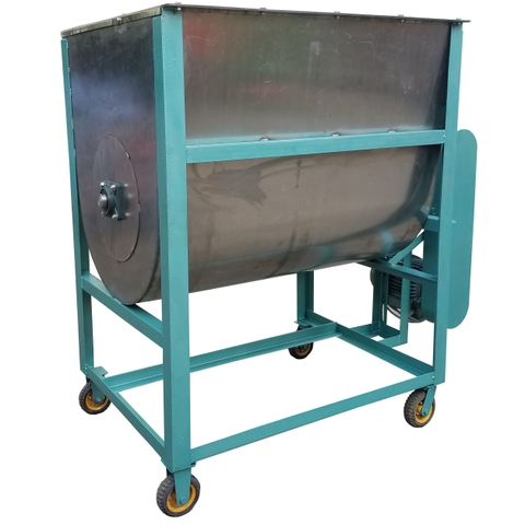 Máy Trộn Nguyên Liệu Ngang Inox 150kg/mẻ (MTI-01)