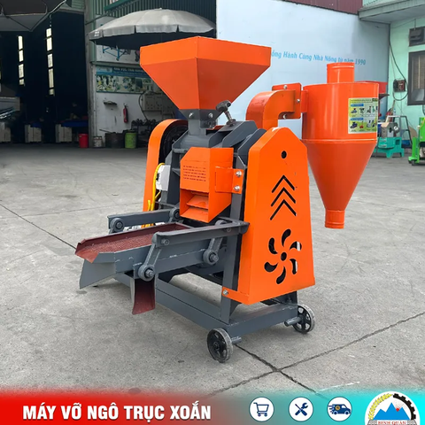 Máy Vỡ Ngô Trục Xoắn