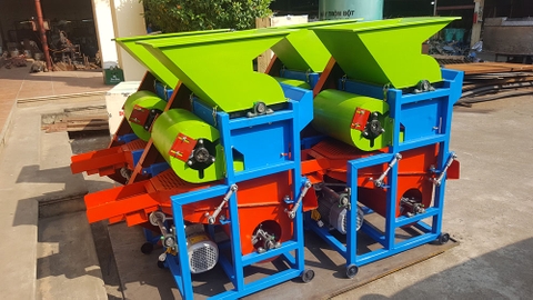 Máy Bóc Vỏ Lạc (Đậu phộng) 2 Quạt Gió (MBL - 02)