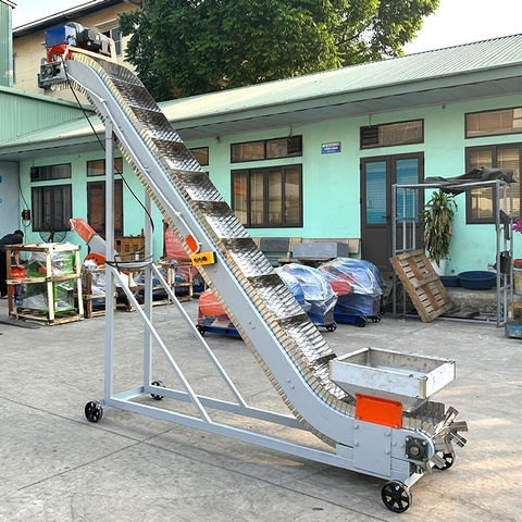 Băng tải thức ăn chăn nuôi D400 2m5