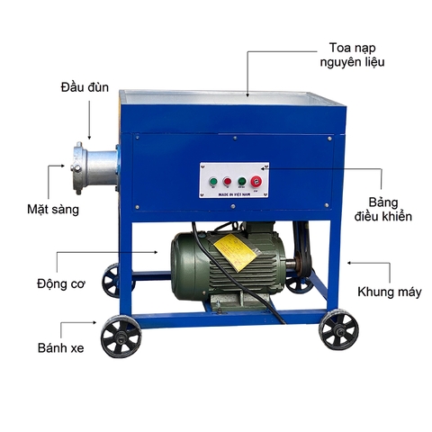 Máy Đùn Thức Ăn Chăn Nuôi MĐ7K