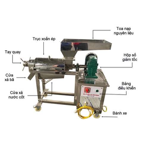 Máy Ép Nước Cốt Inox Công Nghiệp (ENCi -04)