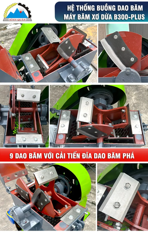 Máy Băm Xơ Dừa B300-Plus