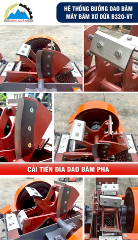 Máy Băm Xơ Dừa B320-VT