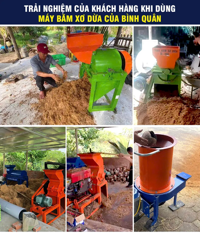 Máy Băm Xơ Dừa B500-VT