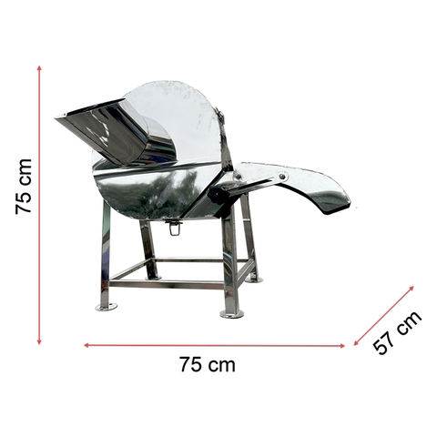 Máy băm chuối inox cửa ngang