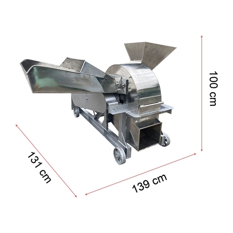 Máy Băm Gỗ Đa Năng 2T Inox