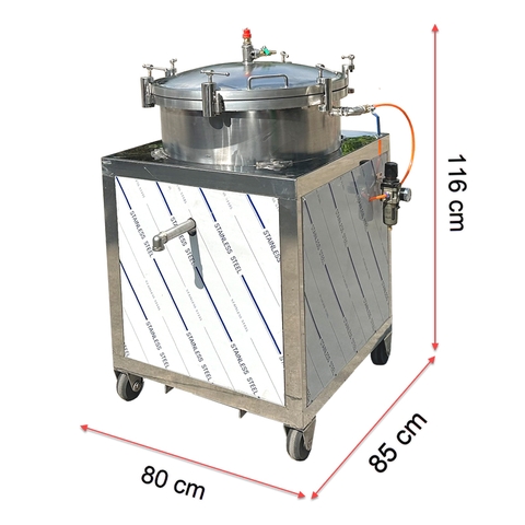 Máy Lọc Dầu Thực Vật 25 Inox