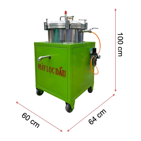 Máy Lọc Dầu Thực Vật 15L Inox