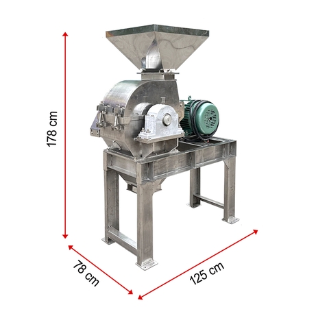 Máy Nghiền Thức Ăn Chăn Nuôi B30 Inox Có Chân Bệ