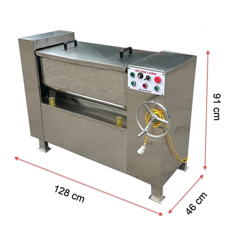 Máy trộn inox 2 guồng