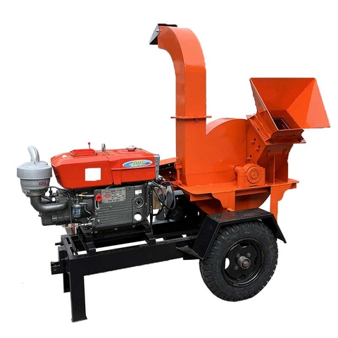 Máy Băm Cành Bệ Kéo