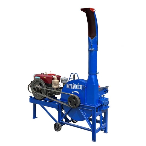 Máy Băm Cỏ Công Nghiệp 3T Đầu Nổ