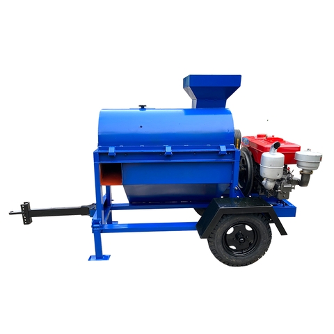 Máy Băm Xơ dừa B1200 Bệ Kéo Đầu Nổ