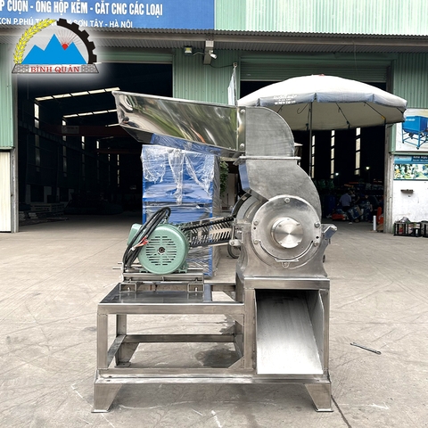 Máy băm xơ dừa B450 inox