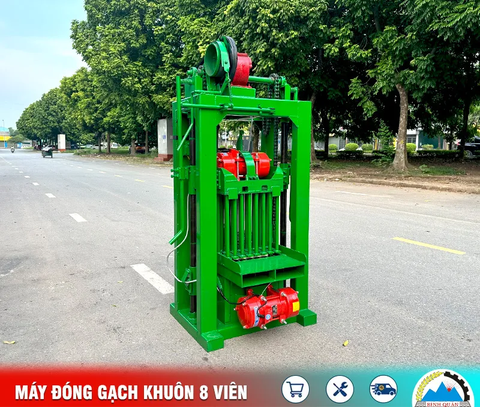 Máy Đóng Gạch 8 Viên