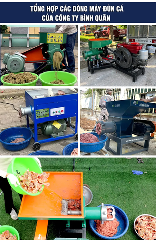 Máy Đùn Cá Công Nghiệp BQ200