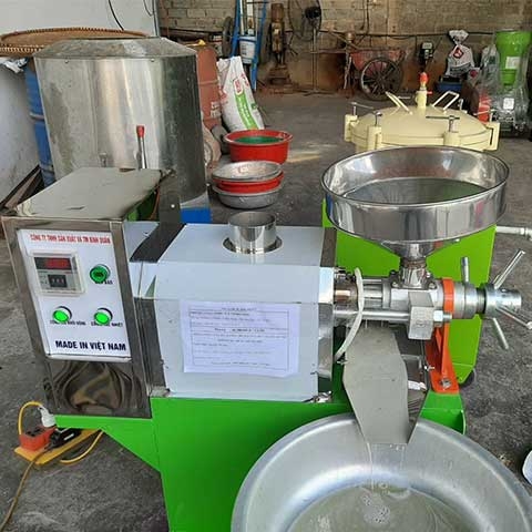 Máy Ép Dầu Lạc Đa Năng 20 - 25kg/giờ ( phiên bản mới)