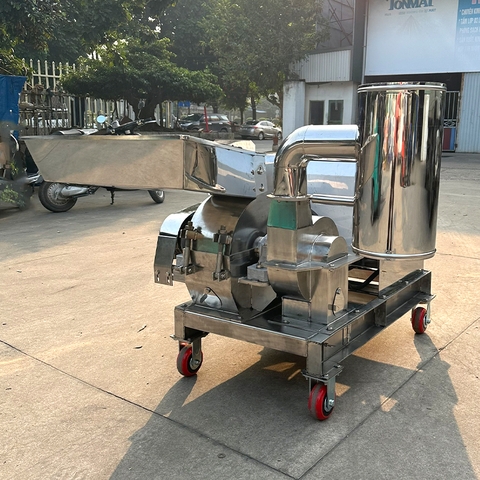 Máy nghiền thức ăn chăn nuôi B20 inox có bánh xe