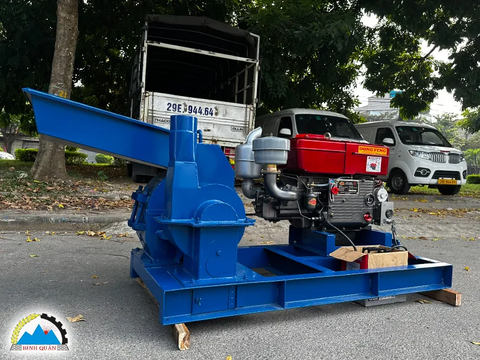 Máy nghiền thức ăn chăn nuôi B20 lắp đầu nổ D30