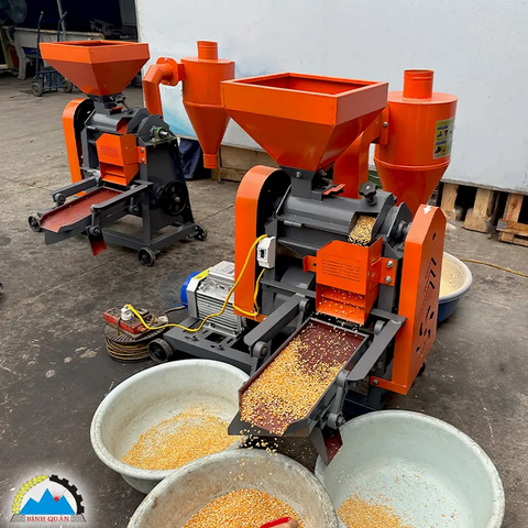 Máy Vỡ Ngô Trục Xoắn