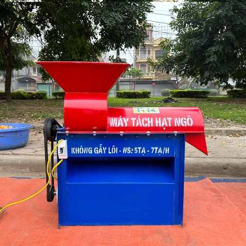 Máy Tách Ngô Tròn Hộp Quạt Siêu Sạch (MTN - 04)