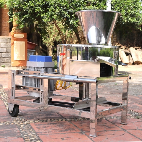 Máy Băm Chuối Đa  Năng Inox Có Bánh Xe