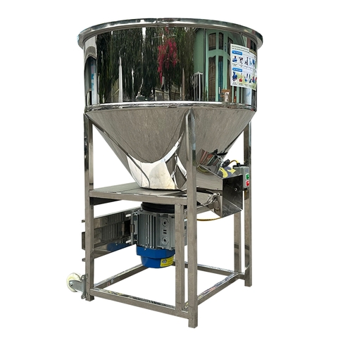 Máy Trộn Thức Ăn Chăn Nuôi Đứng Inox 50kg