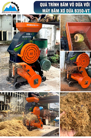 Máy Băm Xơ Dừa B350-VT