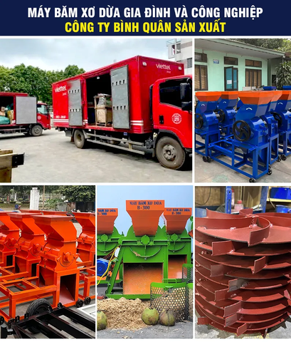 Máy Băm Xơ Dừa B500-VT